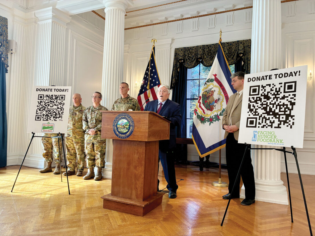 Morrisey seeks matching funds for food bank investment